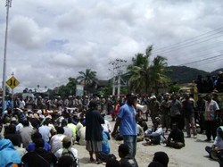 There have been protests in Papua over Jakarta's indifference to the territory.