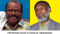 Pdt Herman Awom & Forkorus Yaboisembut