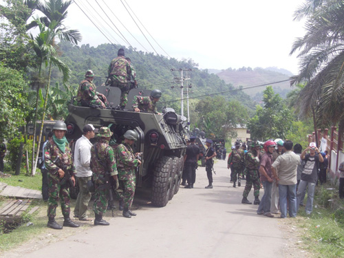 Indonesian forces in Papua