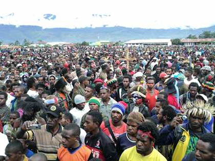 Papuan rally August 2011