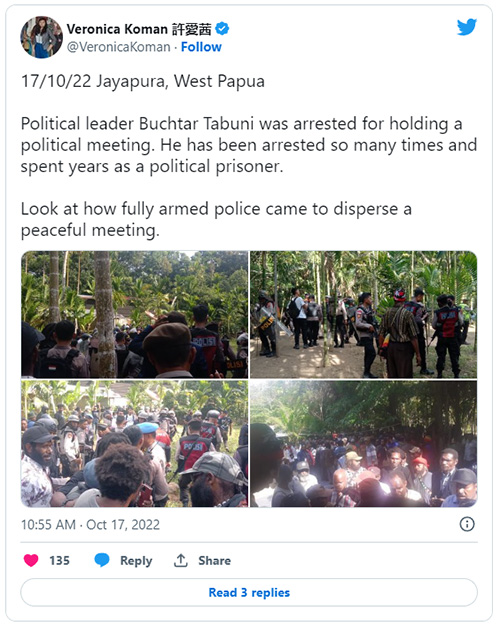 Tabuni arrested 1